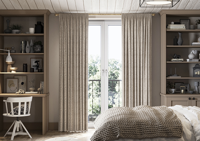 William Morris At Home Marigold, Woven Linen - Made to Measure Curtains - Image 3